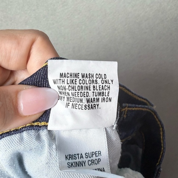 Hudson Women’s Krista Super Skinny Cropped Jean size 27 - Picture 13 of 14